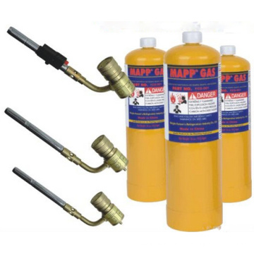 Fabricante suprimento de refrigerante Mapp Gas/Pro/Propano Gas 1L Latas Amarelas